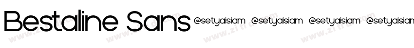 Bestaline Sans字体转换
